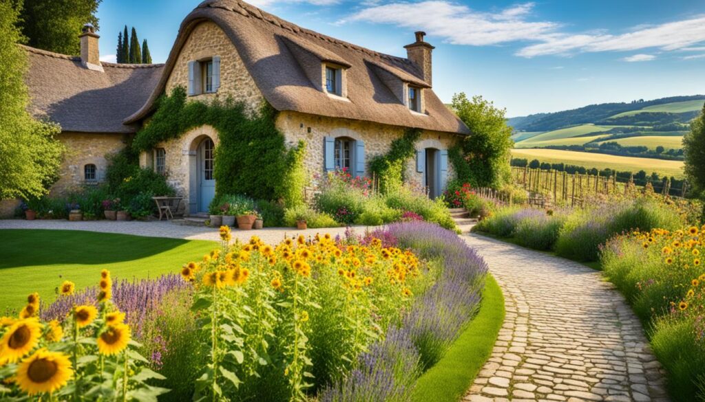 garden design ideas. French country look