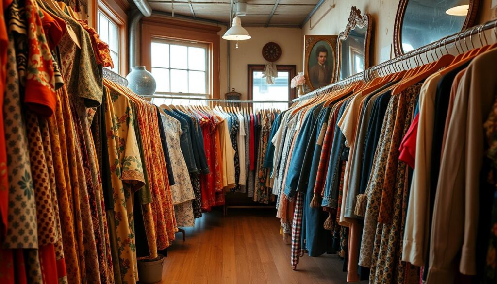 vintage clothing thrifting