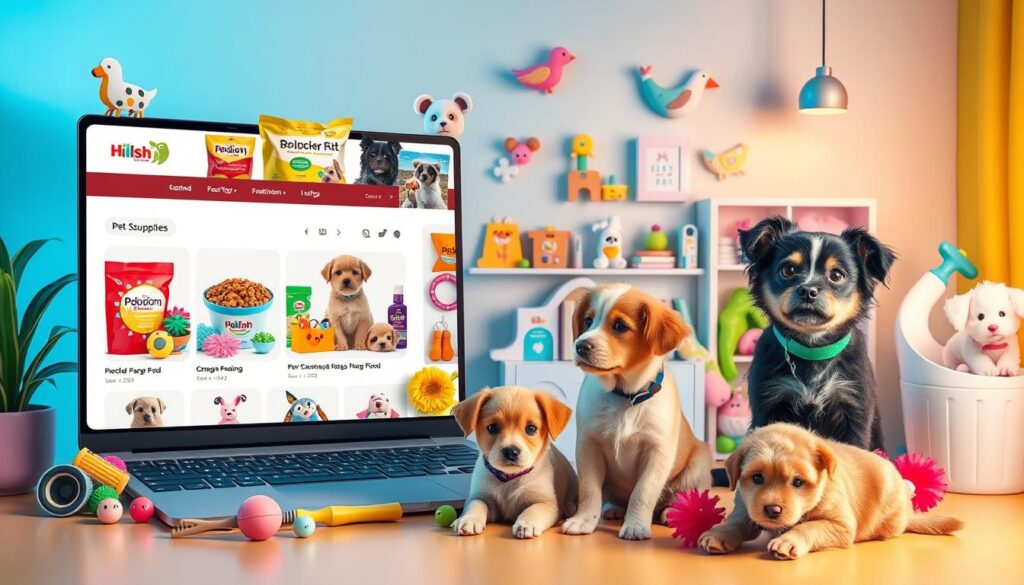 Online pet supply stores