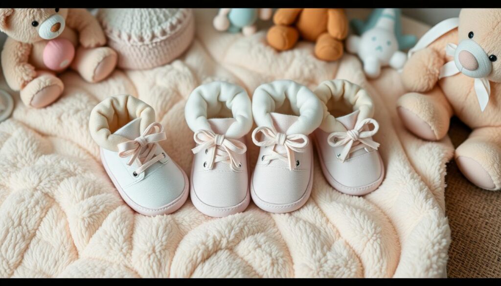 chic baby booties