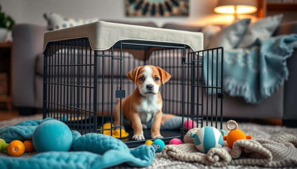 crate training puppies