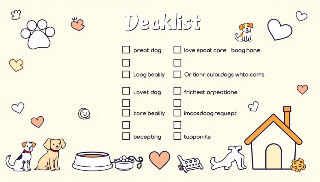 dog adoption checklist