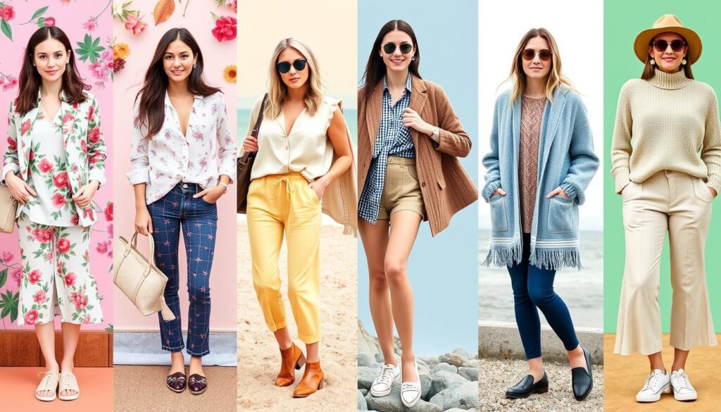 Outfit ideas for different seasons