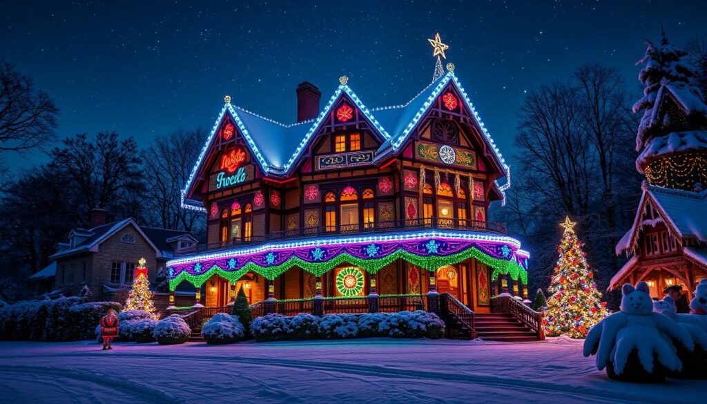 holiday house lighting