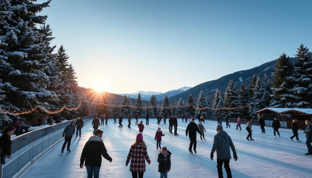 outdoor skating facilities