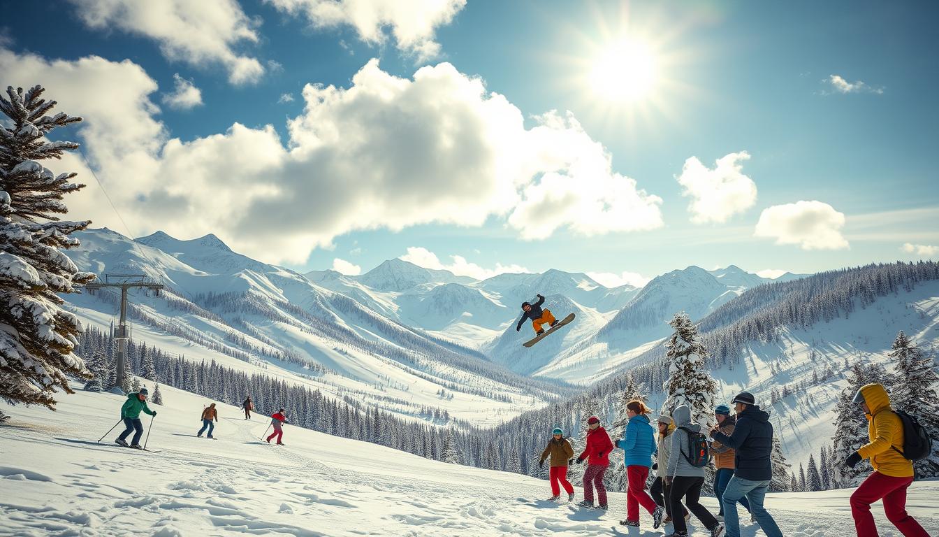 outdoor winter sports