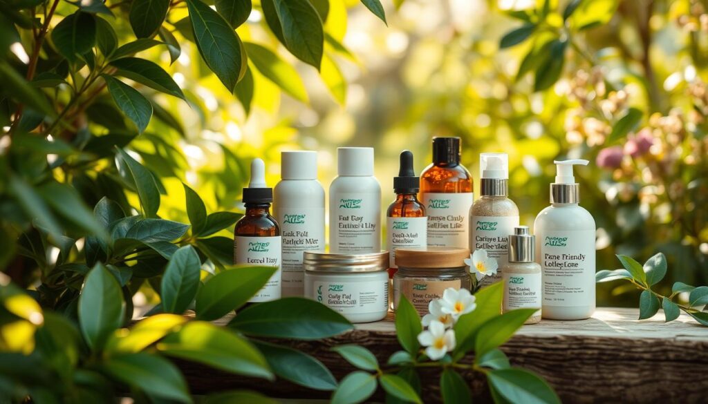 sustainable cosmetics. Naturel skincare