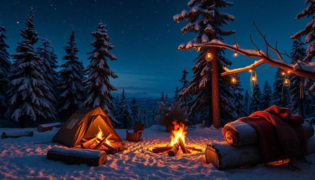 winter camping